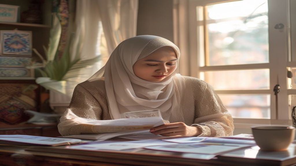 Ilustrasi daftar persyaratan umroh: paspor, visa, vaksin, sertifikat kesehatan, dan pakaian ihram