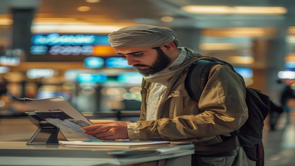 Gambar poin-poin penting syarat sahnya ibadah umroh menurut standar syariat