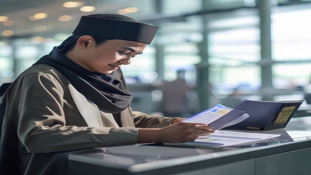 Gambar menampilkan daftar syarat umroh yang wajib dipenuhi untuk perjalanan ibadah ke Mekah