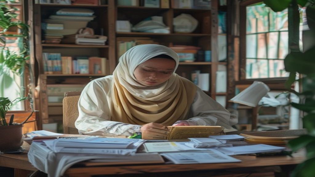 Ilustrasi daftar persyaratan umroh lengkap, meliputi paspor, visa, vaksin, dan tata cara ibadah
