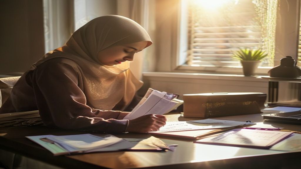 Ilustrasi persyaratan umroh mandiri 2025 meliputi paspor, visa, sertifikat kesehatan, dan paket perjalanan resmi.