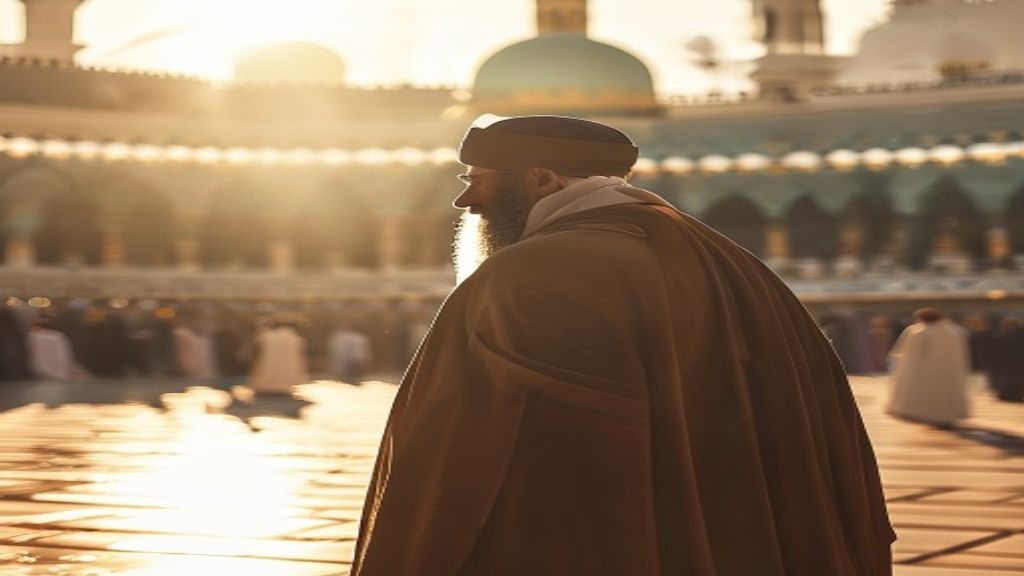 Gambar ilustrasi rukun dan syarat umroh dalam Islam