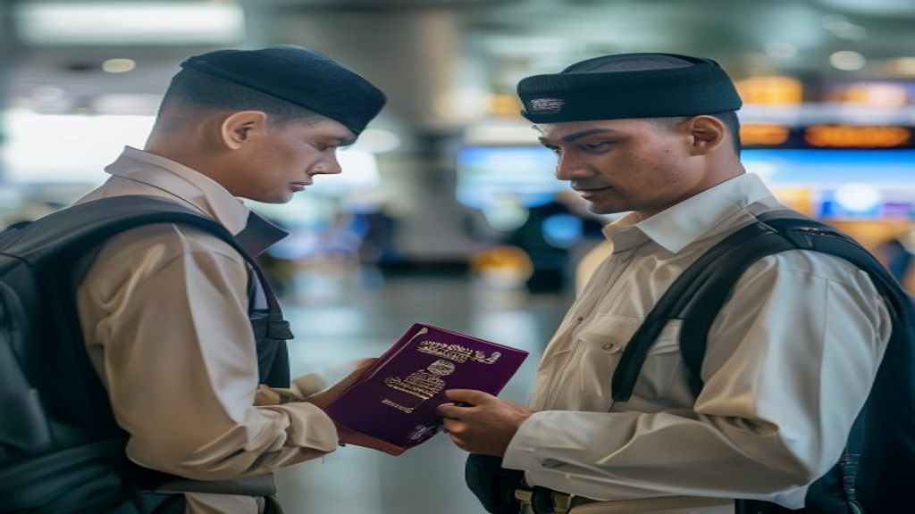 Ilustrasi daftar syarat umroh meliputi paspor, visa, vaksin, dan persyaratan keuangan bagi jamaah.