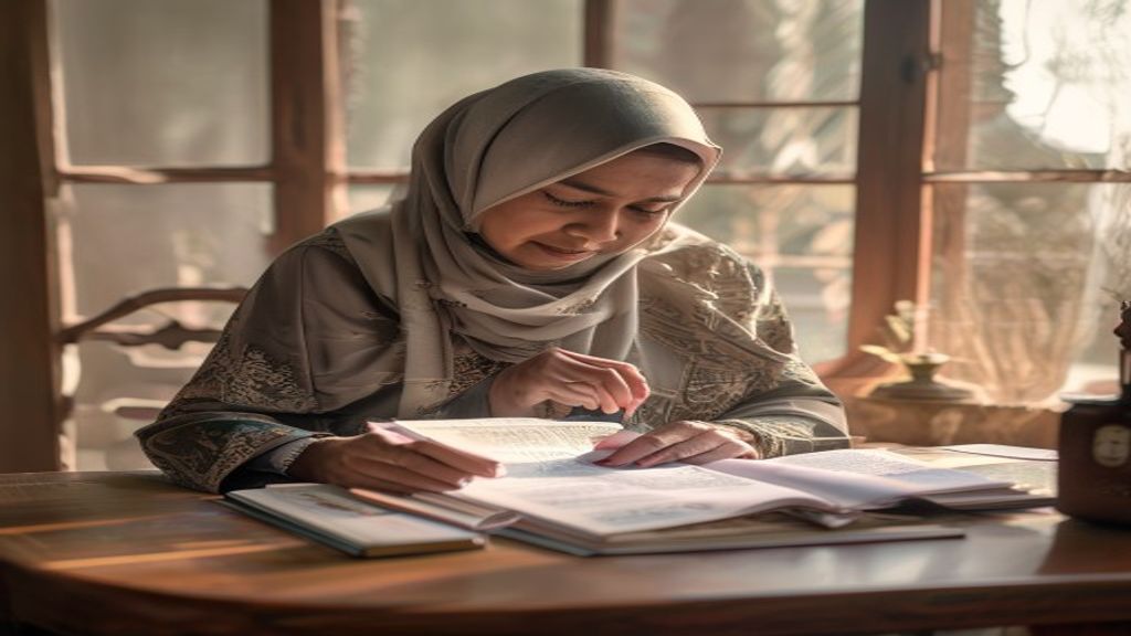 Ilustrasi daftar syarat-syarat umroh meliputi paspor, visa, vaksin, dan persyaratan keuangan bagi jamaah