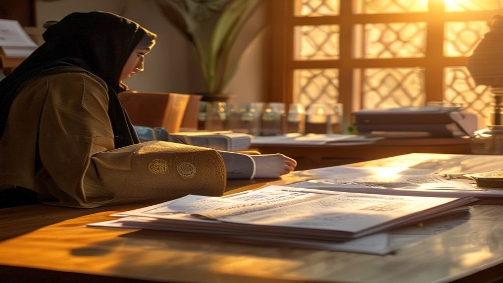 Ilustrasi syarat-syarat umroh meliputi paspor, visa, vaksin, dan persiapan keuangan