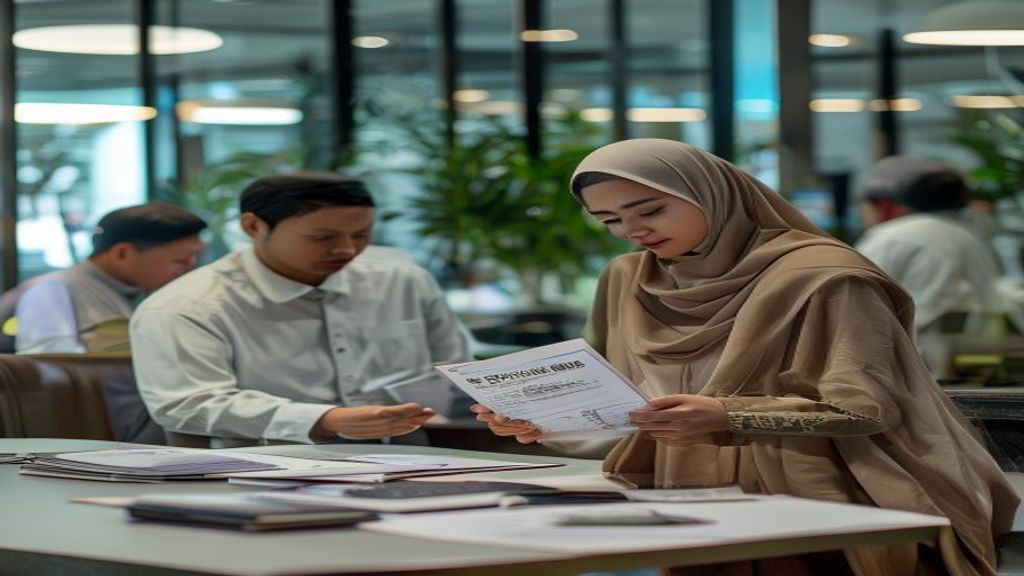 Infografik menampilkan syarat umroh 2025 lengkap: paspor, visa, vaksin, dan bukti keuangan