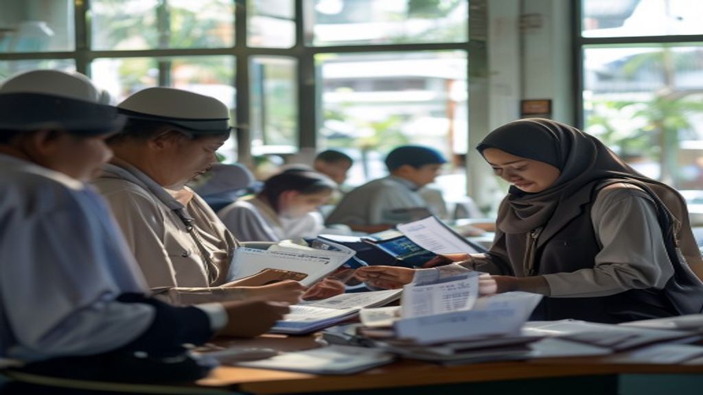 Infografis syarat umroh 2026: paspor, visa, vaksin, tiket, dan dokumen pendukung lengkap.