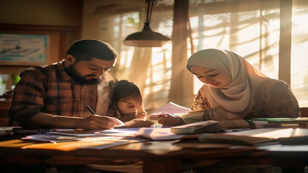 Ilustrasi syarat umroh lengkap: paspor, visa, vaksin, dana, dan surat izin travel