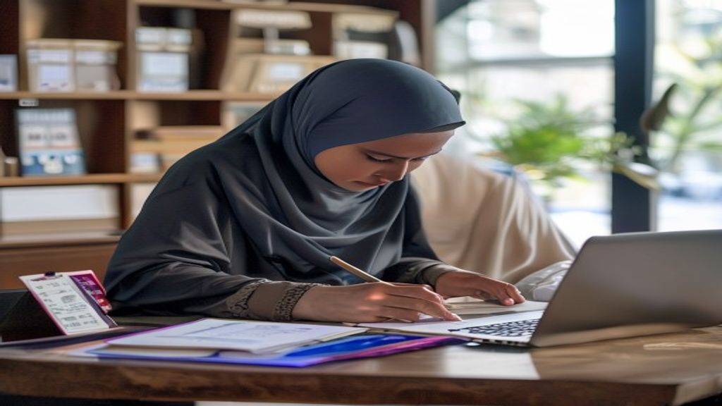 Diagram menampilkan jumlah syarat umroh lengkap, mulai dari paspor hingga visa dan vaksinasi.