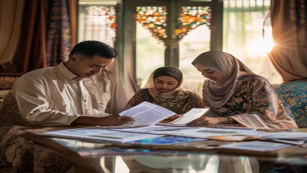 Ilustrasi persyaratan umroh meliputi paspor, visa, vaksin, dan tiket perjalanan