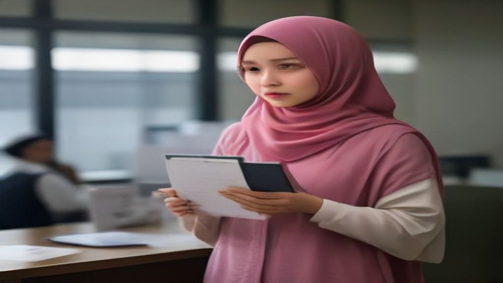 Ilustrasi daftar persyaratan umroh lengkap, termasuk paspor, visa, vaksin, dan dokumen perjalanan.