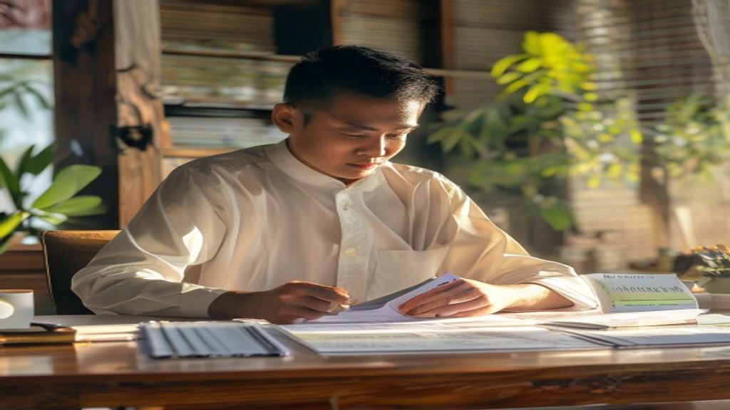 Ilustrasi daftar syarat umroh lengkap, termasuk paspor, visa, vaksin, dan dana yang dibutuhkan.