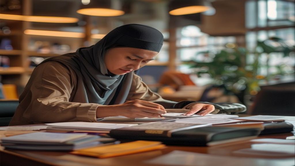 Ilustrasi daftar lengkap syarat umroh termasuk paspor, visa, vaksin, dan persiapan fisik bagi jamaah.