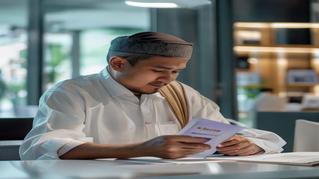 Ilustrasi daftar lengkap syarat umroh termasuk paspor, visa, vaksin, dan persiapan dokumen perjalanan