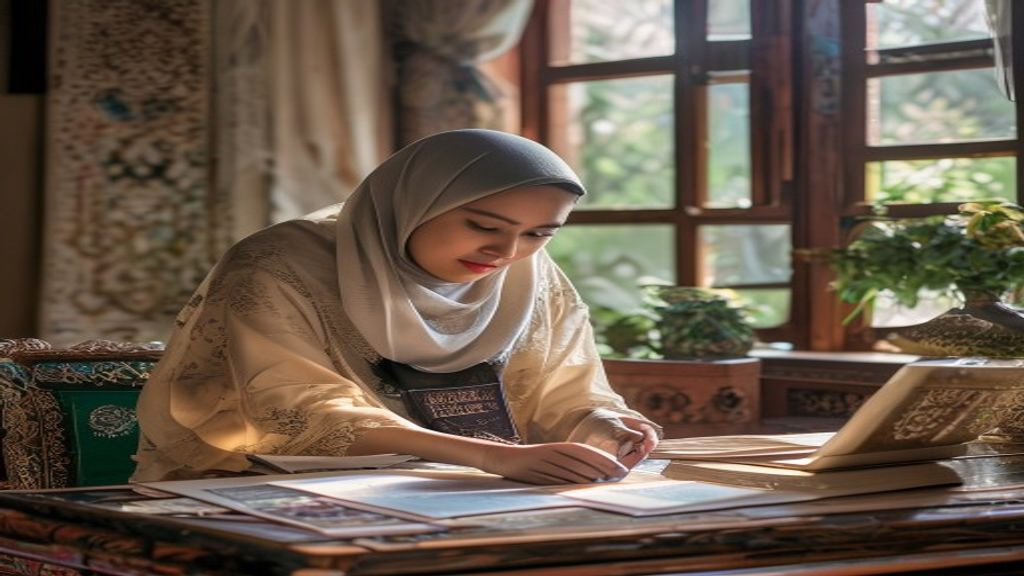 Ilustrasi syarat umroh bagi wanita, termasuk paspor, visa, vaksin, dan persiapan ibadah yang tepat.