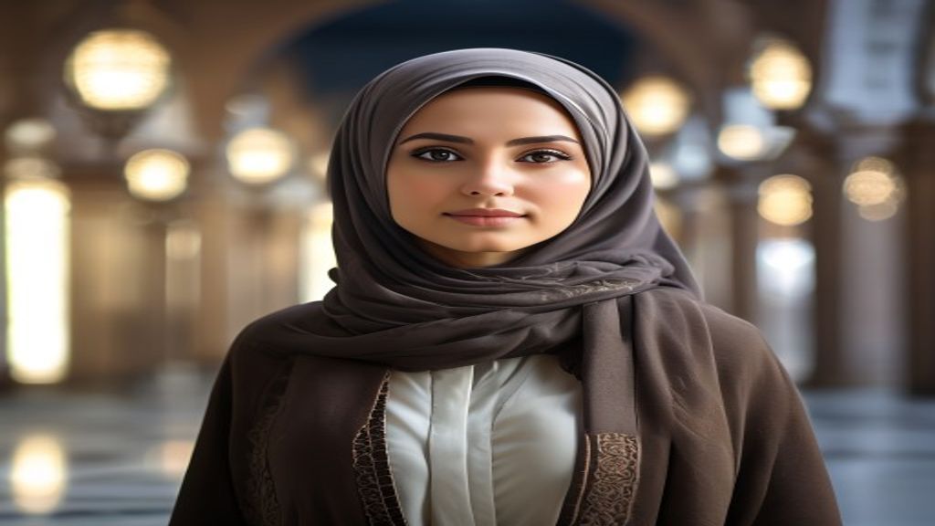 Ilustrasi daftar persyaratan umroh khusus wanita termasuk paspor, visa, dan baju ihram yang sesuai.