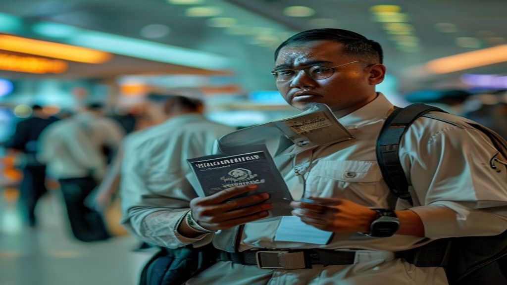 Ilustrasi syarat umroh mandiri meliputi paspor, visa, tiket, dan asuransi perjalanan